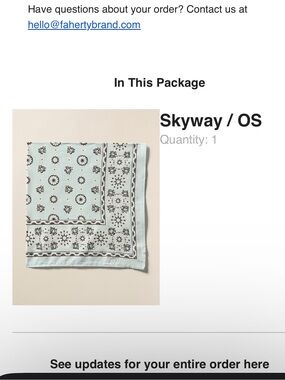 Faherty Tiburon Ridge "Mom" Bandana